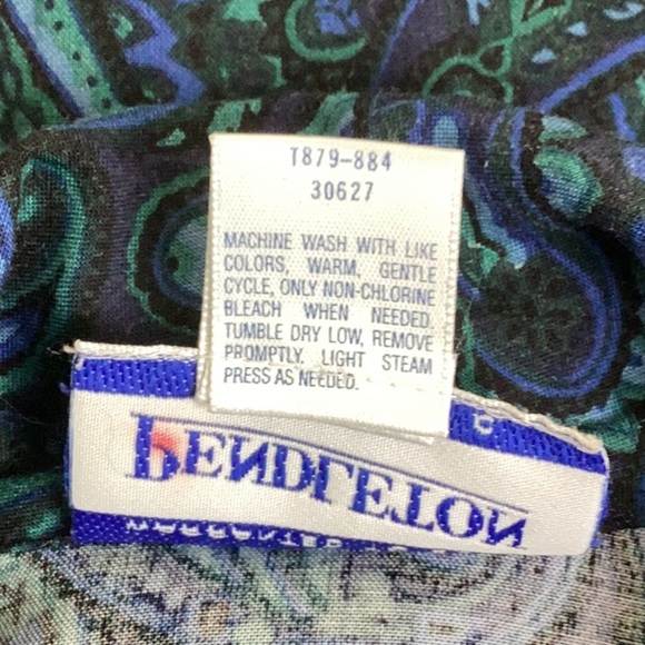 Pendleton Women’s Size 14 Paisley Button Down Long Sleeve Blouse. - Picture 5 of 10